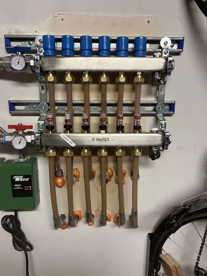 Plumber performing Leak Detection at a residential property in Owens Cross Roads